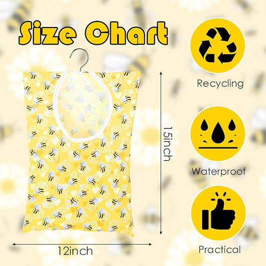 Bee Honeycomb Clothespin Holder - Image 2