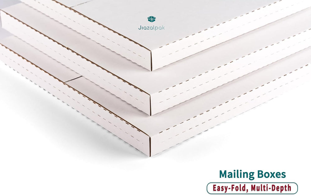 12-inch Vinyl Record Shipping Boxes, 12.8x12.8x1 inch, 25-Pack
