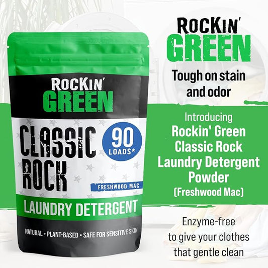 Rockin' Green Classic Rock Laundry Detergent, Plant based, All Natural Laundry - Image 2