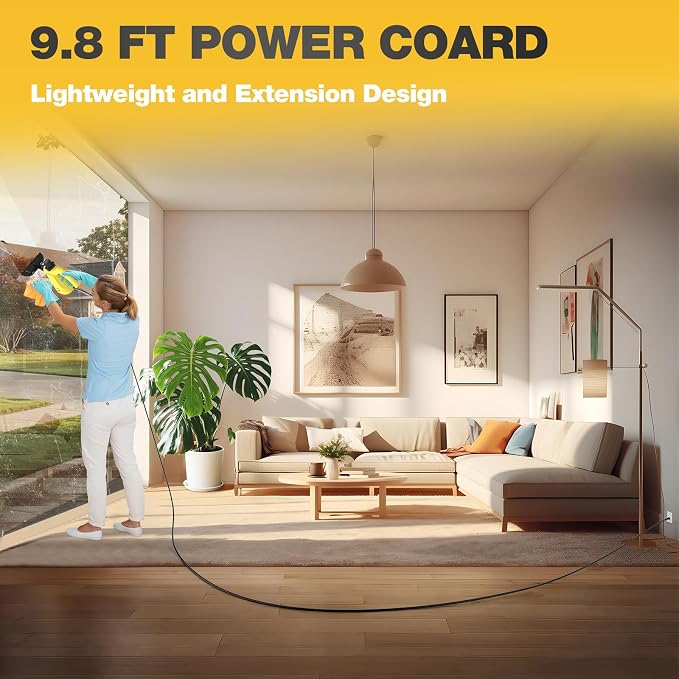 Pressurized Handheld Steam Cleaner, Portable Multi-Surface Cleaner - Image 7