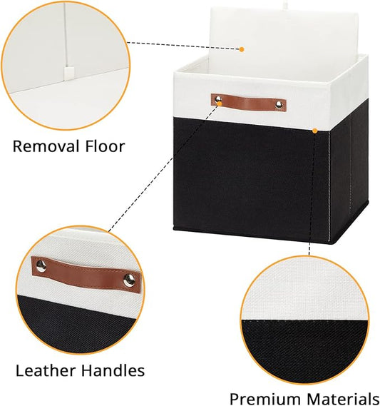 DULLEMELO Storage Cubes 13 inch, Cube Storage Bins - Image 2
