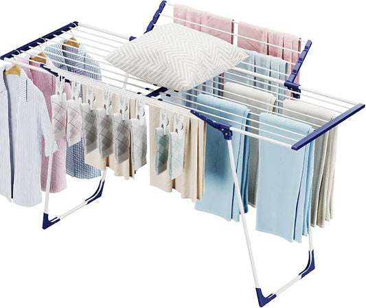 APEXCHASER Clothes Drying Rack, Foldable Gullwing Laundry Rack - Image 2