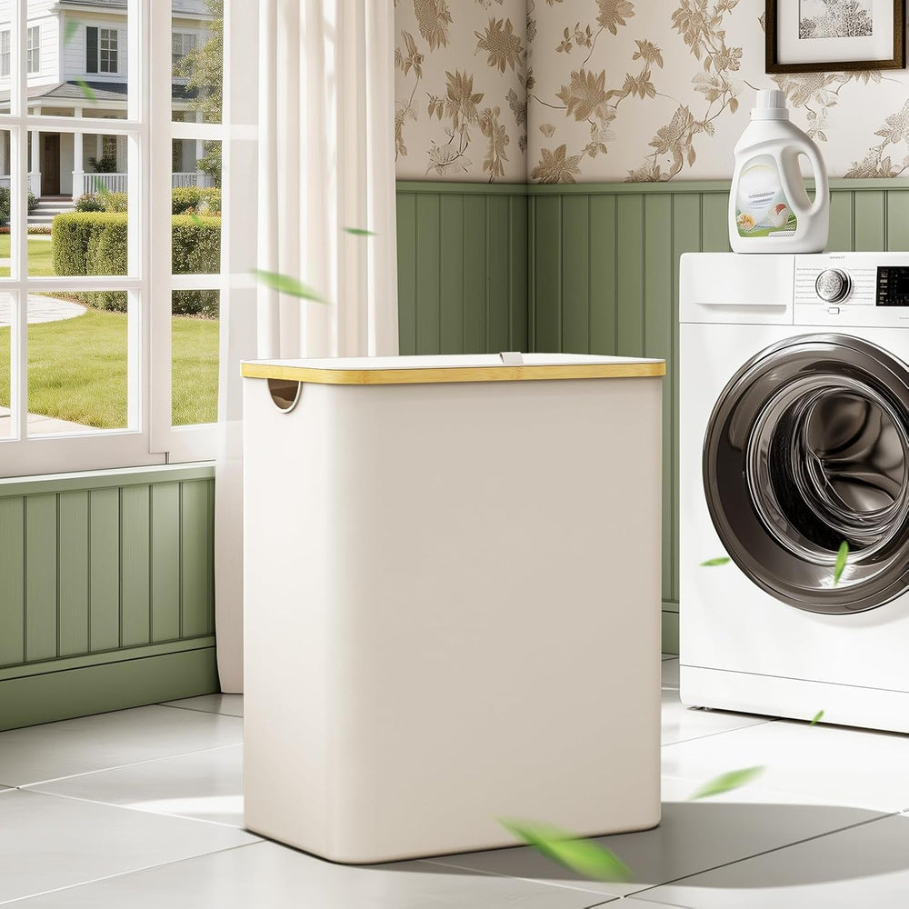 Hampers for Laundry Basket with Lid, 160L Large Laundry Hamper 3 Section