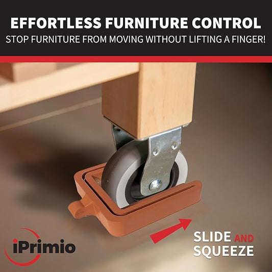 iPrimio No Lift Wheel Stoppers for Rolling Furniture - Image 2
