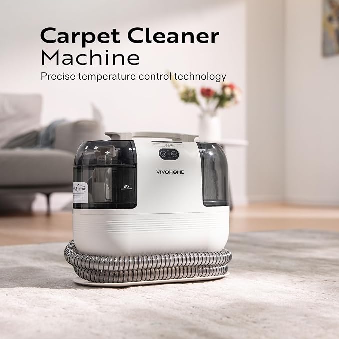 VIVOHOME Portable Multipurpose Carpet Cleaner Machine, 15s Fast Heating Spot - Image 7