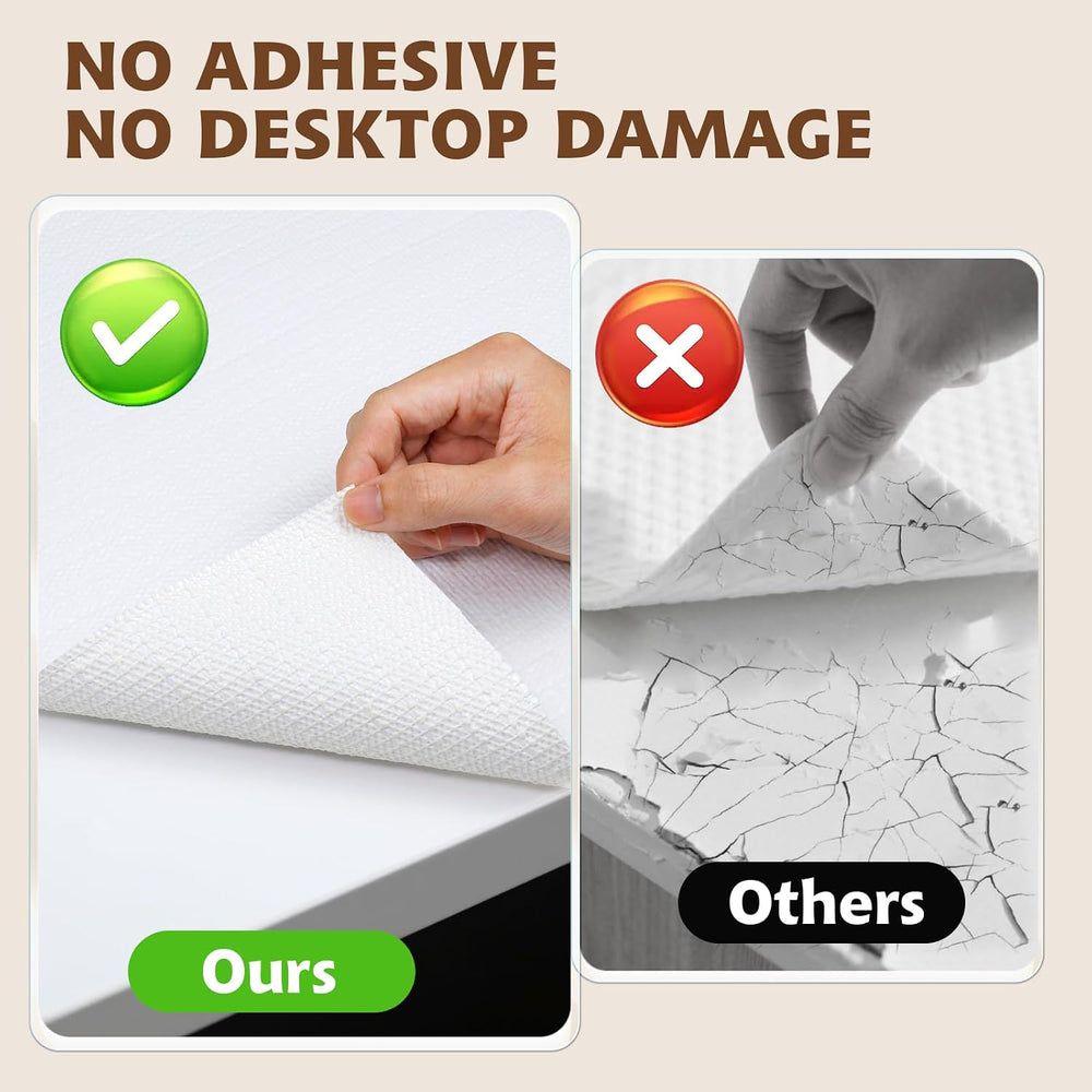 Shelf Liners for Kitchen Cabinets 23.6in x 39FT, Non Adhesive Drawer Liner