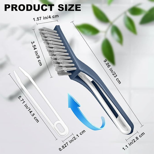 Cleaning Brush - QAGOBDI Hard Bristle Crevice Cleaning Brush - Image 2