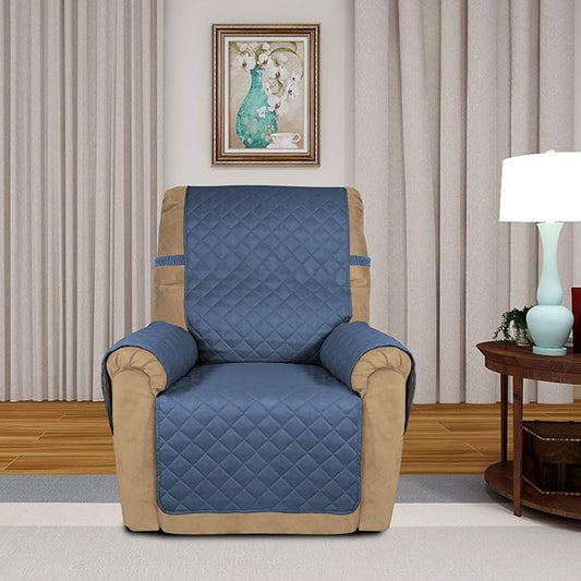 PureFit Reversible Quilted Sofa Cover, Water Resistant Slipcover Furniture - Image 2