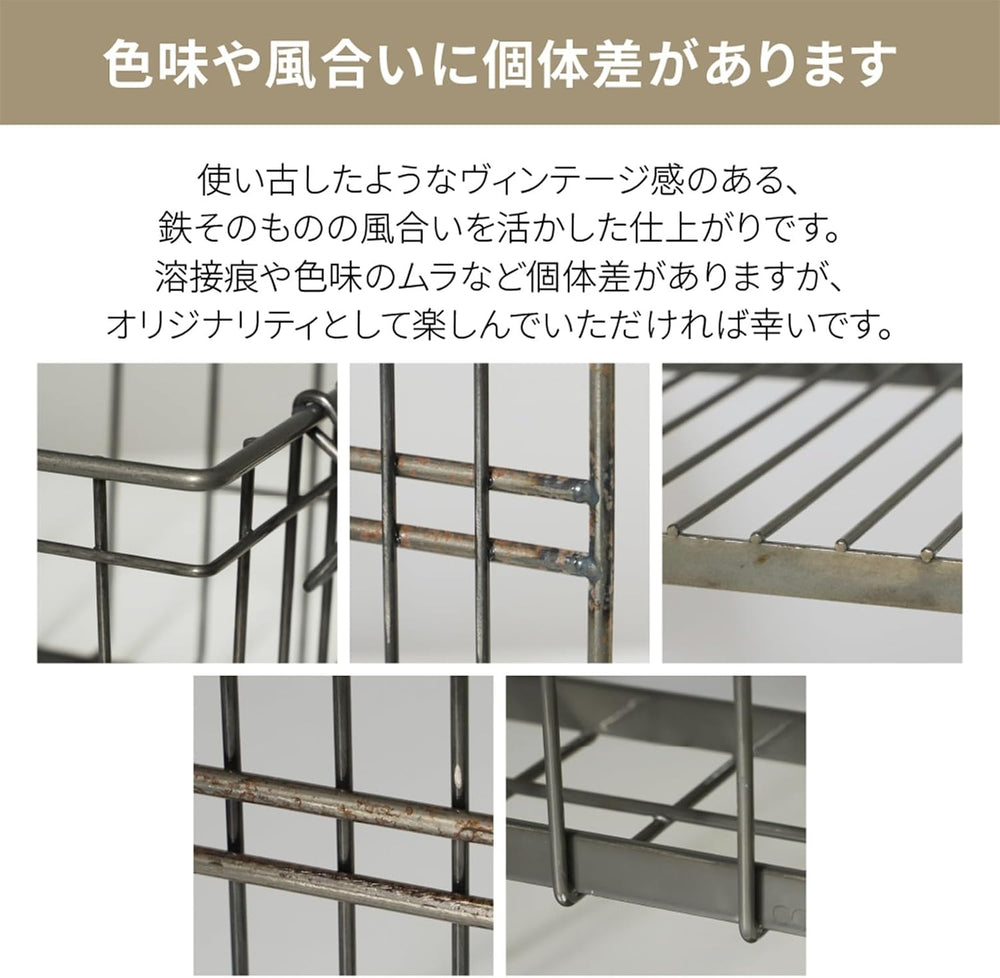 COLLEND WW-WSR Wire Shoe Rack, Black