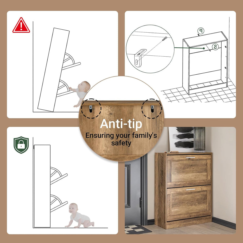 Haotian Shoe Cabinet Storage for Entryway