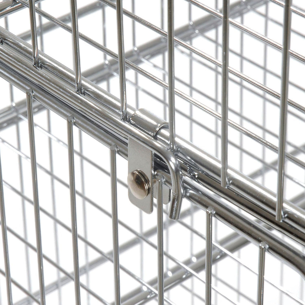 Global Industrial Five-Tier Interlocking Modular Wire Frame Stacking Bin