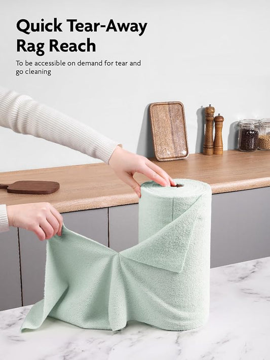 Fantasticlean Microfiber Cleaning Cloth Roll -75 Pack, Tear Away Microfiber - Image 2