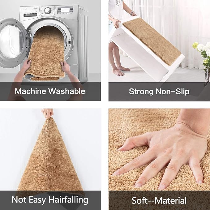 REFETONE Indoor Door Mat, Front Back Door Mat, Non-Slip Absorbent Resist Dirt - Image 6