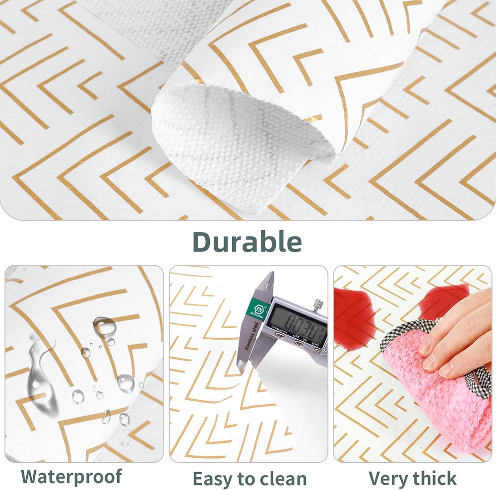 Shelf Liner for Kitchen Cabinets Non Adhesive Drawer Liner Non-Slip