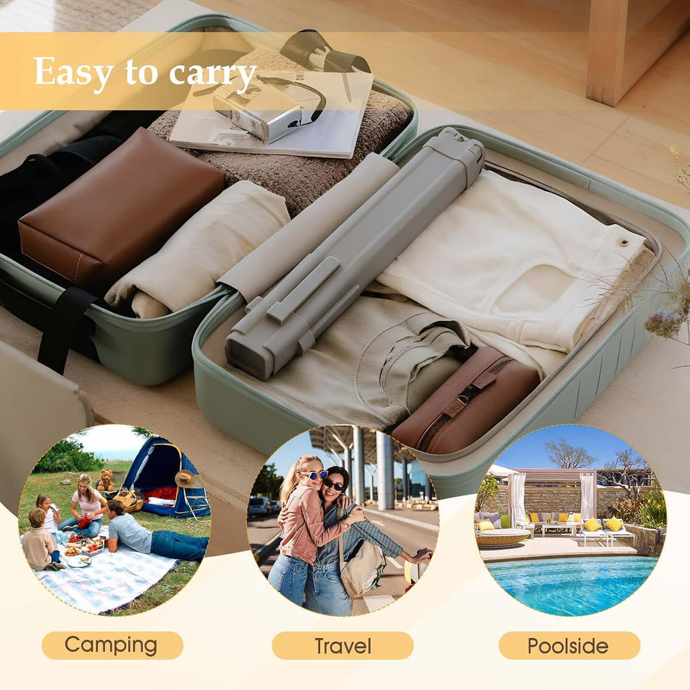cjc Foldable Clothes Drying Rack, Extra Stable Heavy Duty Laundry Standing Dr...