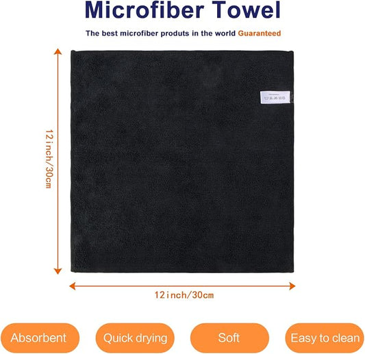 KinHwa Microfiber Dish Cloths for Washing Dishes Ultra Absorbent Dish Rags Fast - Image 2