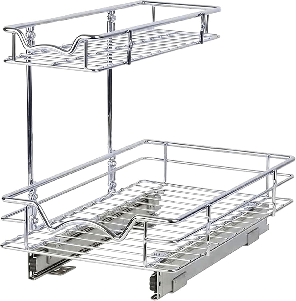 HOLDN’ STORAGE Under Sink Organizers and Storage, 11" W x 18" D x 1...