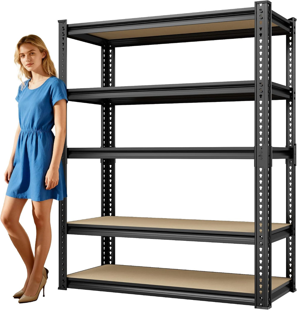2025LBS Storage Shelves Heavy Duty 5 Tier Garage Storage Shelves