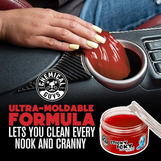 Chemical Guys Sticky Icky Car Cleaning Gel, Automotive Dust Car Crevice Cleaner - Image 2