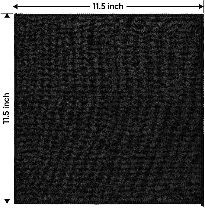 HOMEXCEL Microfiber Cleaning Cloth 20 Pack 11.5 x 11.5 inch Microfiber Towels - Image 7