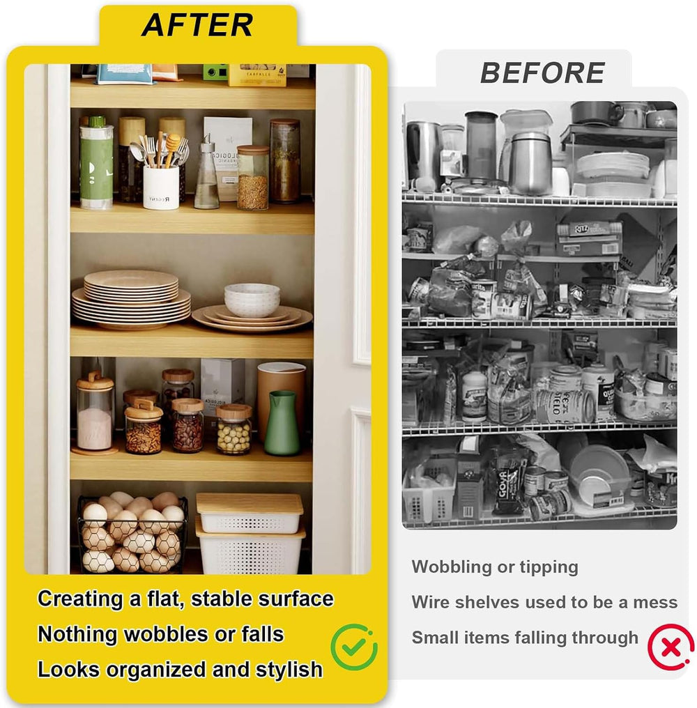 Custom Size 5PCS Wire Shelf Covers for Pantry, Preventing Leakage of Items &a...