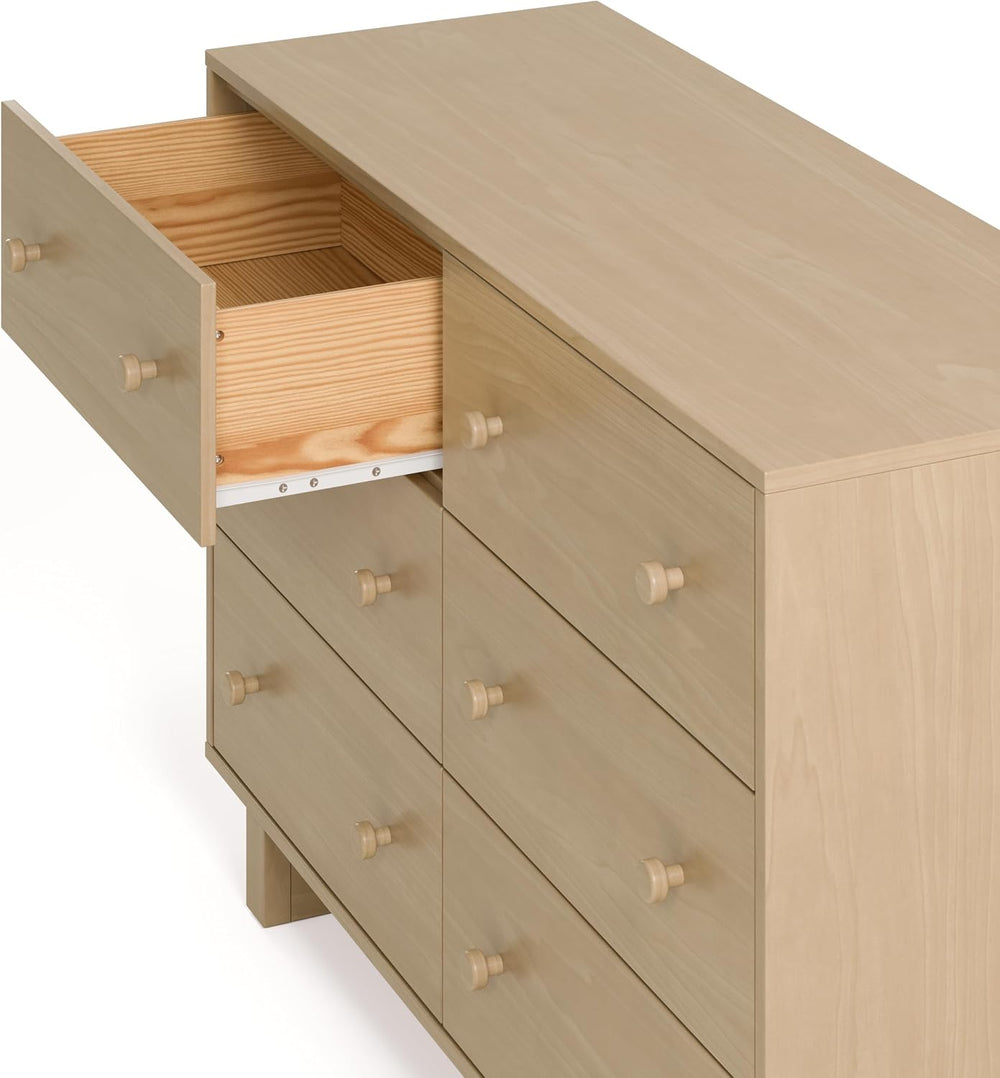Storkcraft Texas 6 Drawer Dresser, Driftwood