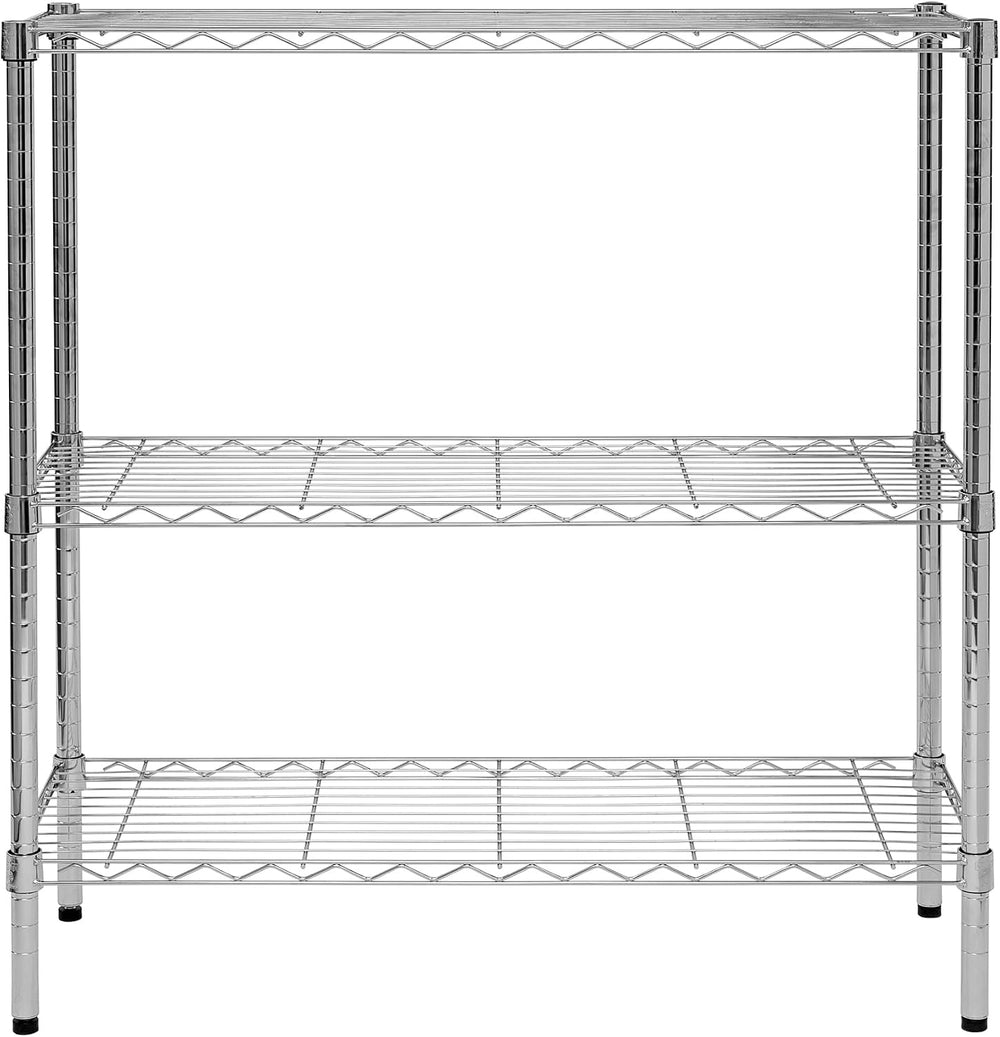 Honey-Can-Do 3-Tier Heavy-Duty Adjustable Shelf Storage Unit With 200-lb Capa...