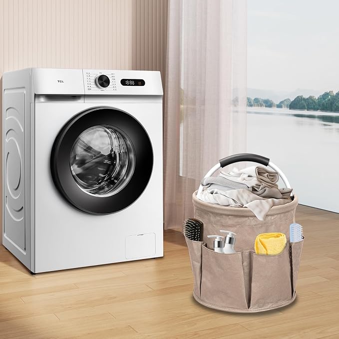 Qivine 17L Cleaning Caddy with Handle, Cleaning Supply Caddy Foldable Cleaning - Image 7
