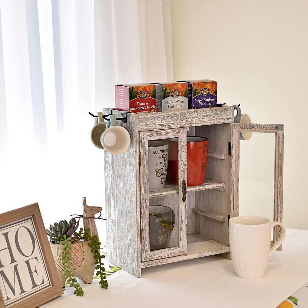 Ikee Design Wooden Countertop Storage Cabinet. Customizable Organizer with Ad...