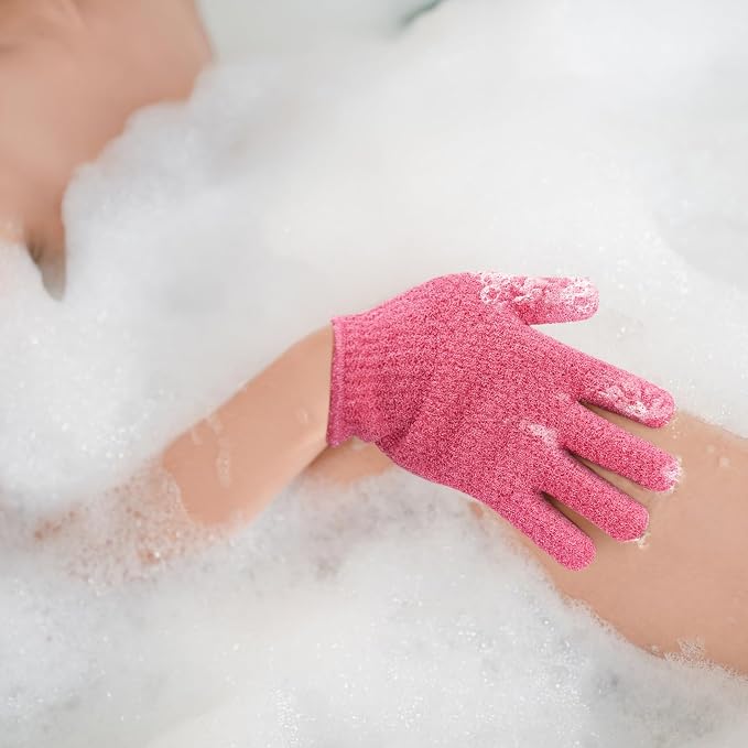 Evridwear Exfoliating Glove Shower Gloves Exfoliate Dead Skin - Image 8