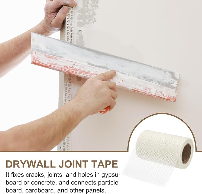 PATIKIL Drywall Repair Mesh Tape, 8 inch x 82 ft Fiberglass Repair Patch - Image 7