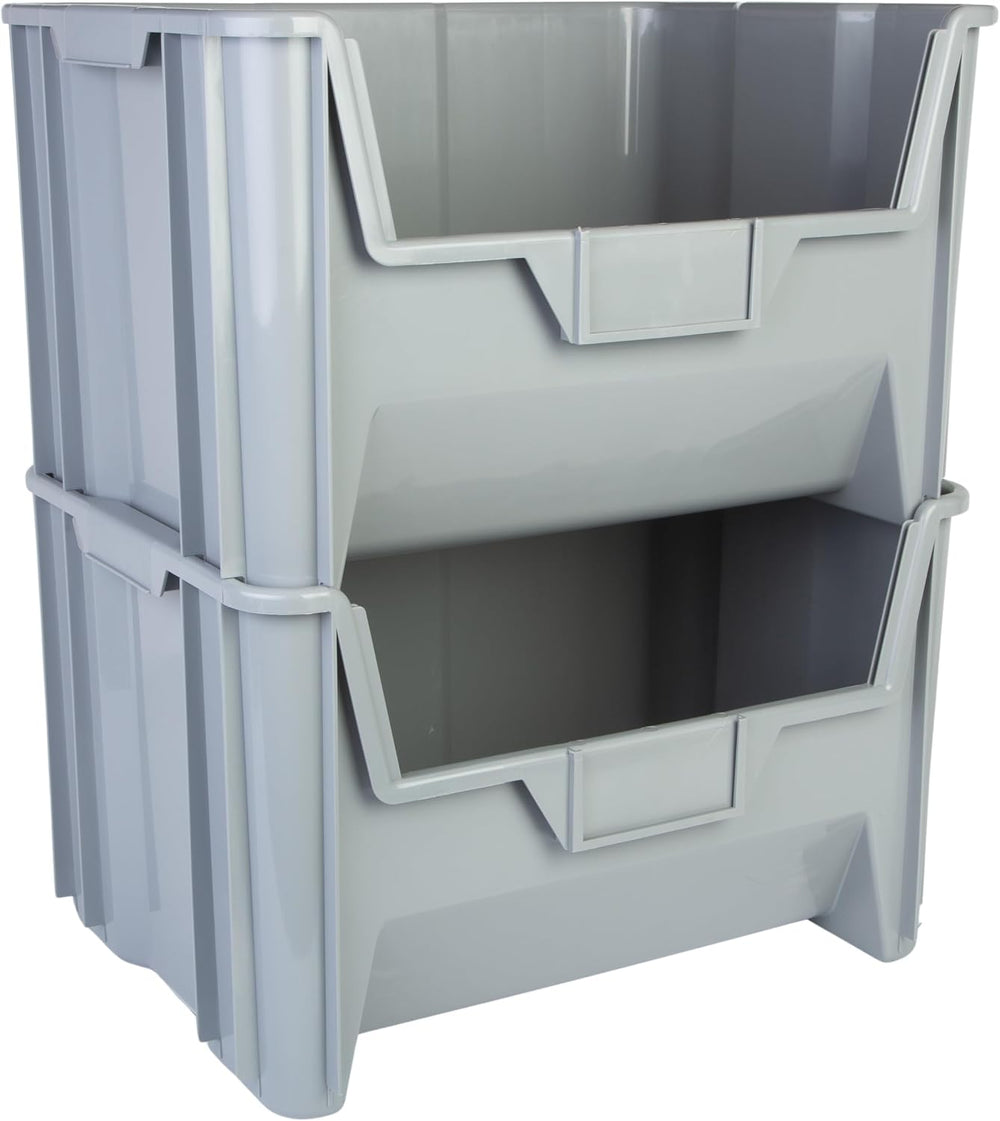 HE HUDSON EXCHANGE 20" x 15" x 12.5" (3 Pack) Plastic Giant St...