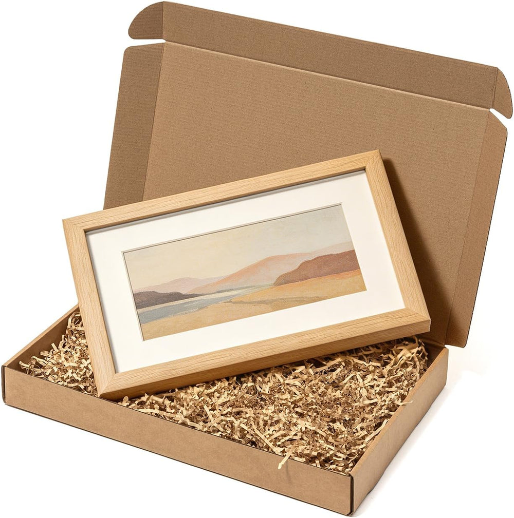 Wowxyz Shipping Boxes 17x11x2" 20 Pack Brown Corrugated Cardboard Mailer