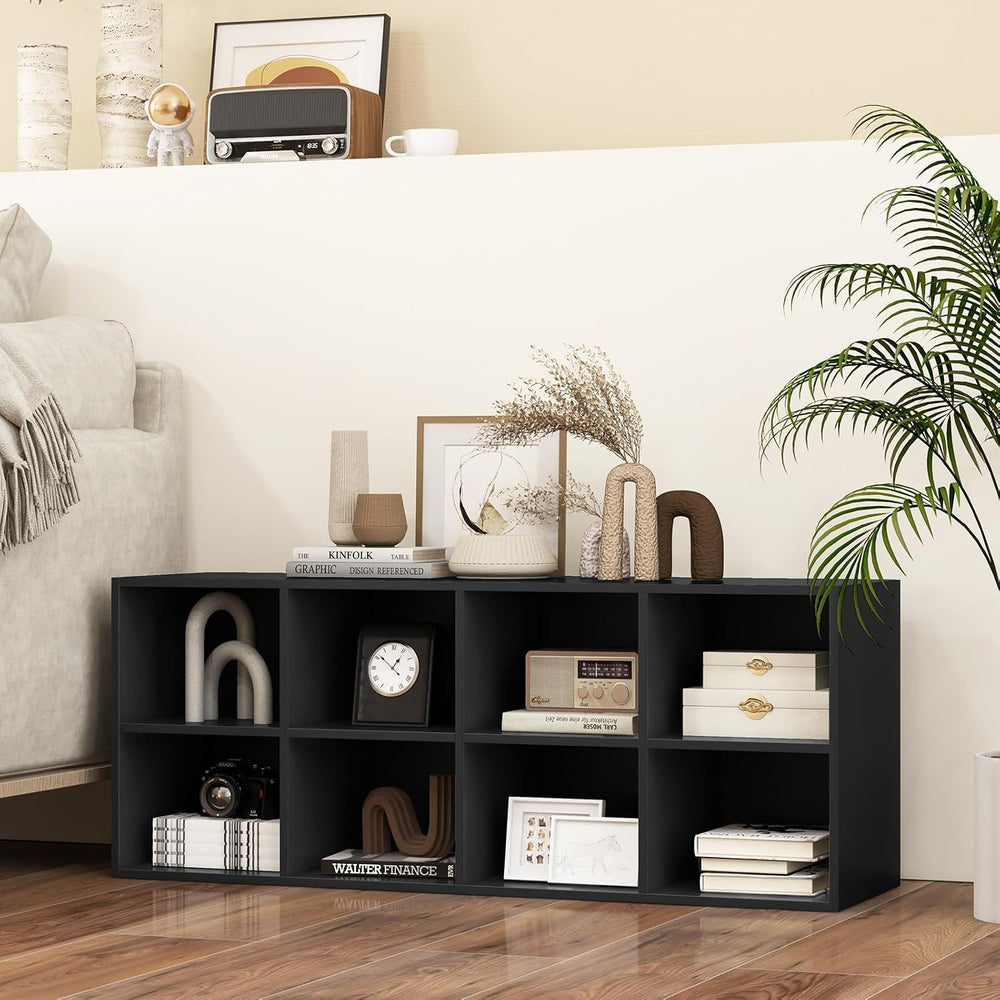 GIANTEX Shoe Bench 8 Cubes, 40" Entryway Bench with Storage, 8-Cubby Sho...