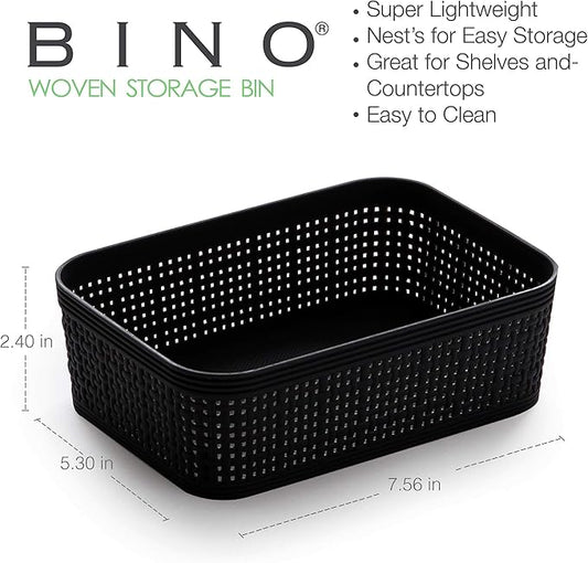 BINO | Woven Plastic Basket | XS, Space - Image 2