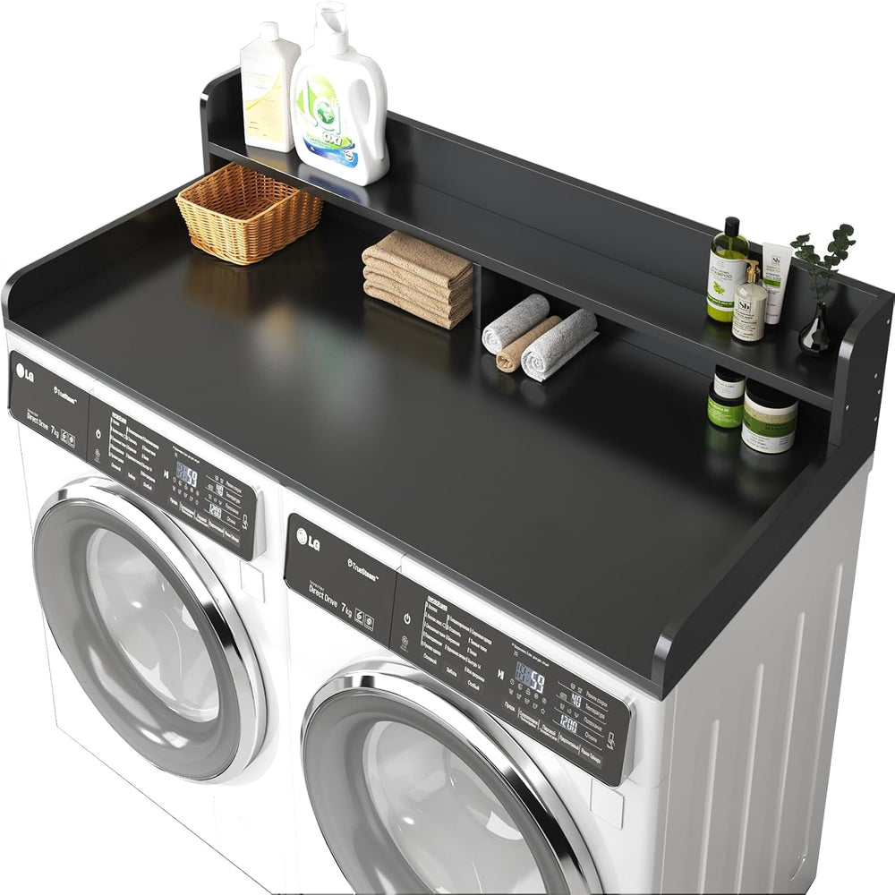 2-Tier Washer and Dryer Countertop with 2.75" H Guard,54" W x 27.5&...