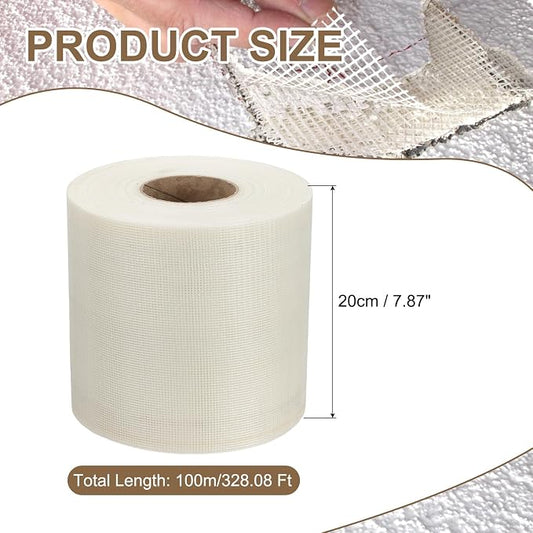 PATIKIL Drywall Repair Mesh Tape, 8 inch x 328 ft Fiberglass Repair Patch - Image 2