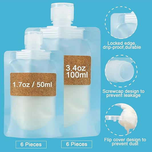 TailaiMei 12 Pieces Travel Pouches - Image 2