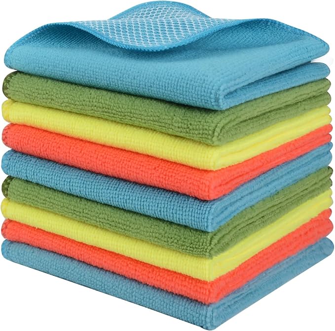 KinHwa Kitchen Washcloths for Dishes Absorbent Microfiber Dish Cloths Quick Dry - Image 8