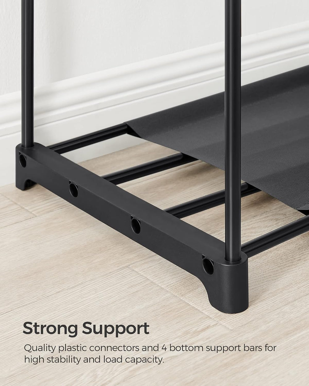 SONGMICS Portable Closet, Storage Organizer, 54.3 x 16.9 x 71.7 Inches