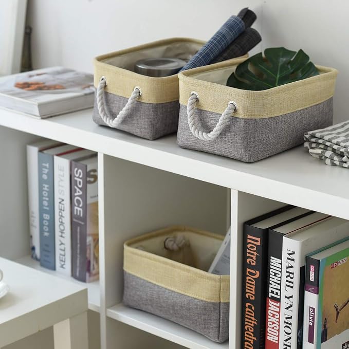 TheWarmHome Storage Bins for Organizing, Sturdy Storage Basket, Decorative - Image 9
