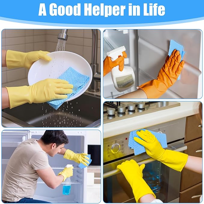 JIEYAO 300 Pcs Disposable Dish Cloths, Non-Woven Cleaning Towels Reusable - Image 7