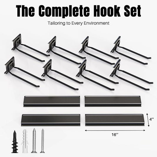Garage Garden Tool Organizer Wall Mount, Heavy Duty Garage Tool Storage Rack 64 - Image 2