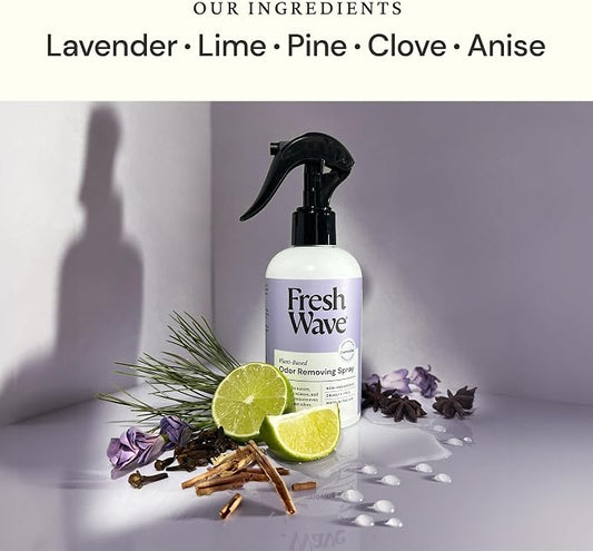 Fresh Wave Lavender Scent Odor Removing Spray, 8 fl. oz. | Pack of 2 | Odor - Image 2