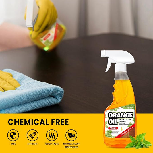 PIPIHUA Wood Oil Polish Spray, Shines & Protects, Wood Furniture Cleaner and - Image 2