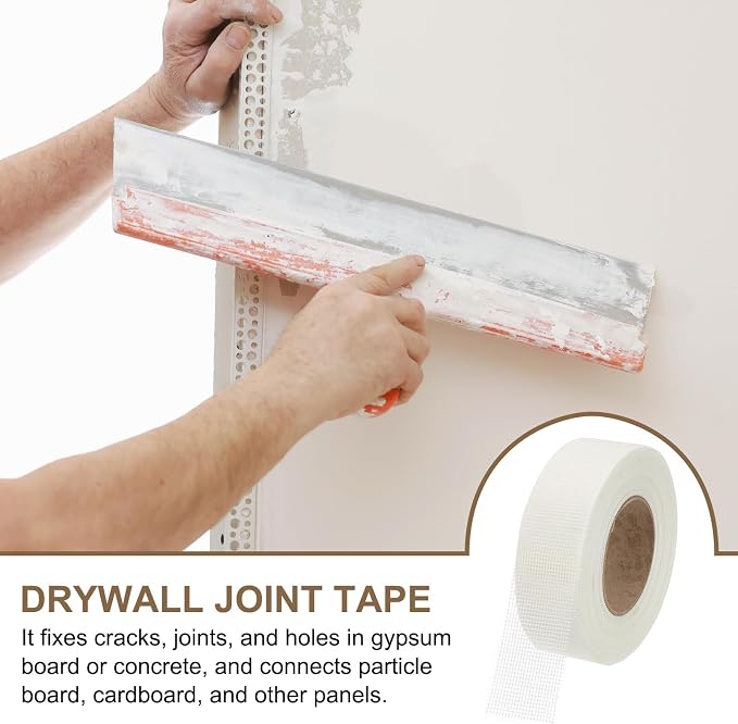 PATIKIL Drywall Repair Mesh Tape, 2 inch x 164 ft Fiberglass Repair Patch - Image 7