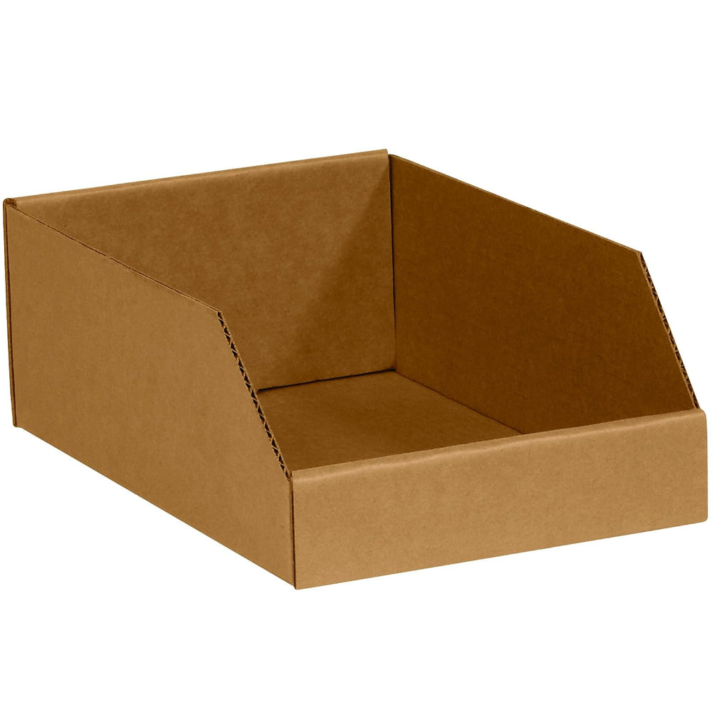 Ship Now Supply SNBINMT812K Open Top Bin Boxes, 8" x 12" x 4 1/2&qu...