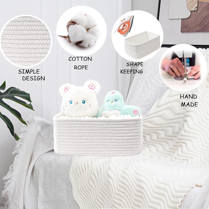 COMFY-HOMI 13" x 8.5" x 5.1" Storage Baskets - Image 8