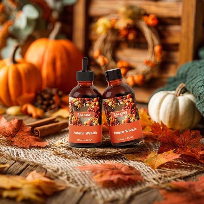 SALKING Autumn Wreath Fragrance Oil, 120ml Premium Essential Oils - Image 6