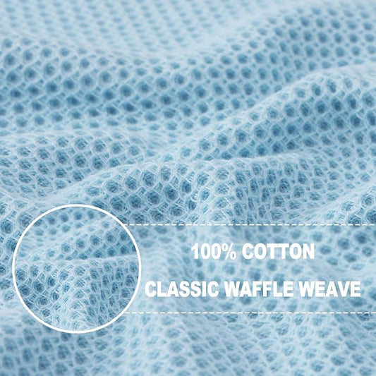Homaxy 100% Cotton Waffle Weave Kitchen Dish Cloths, Ultra Soft Absorbent Quick - Image 2